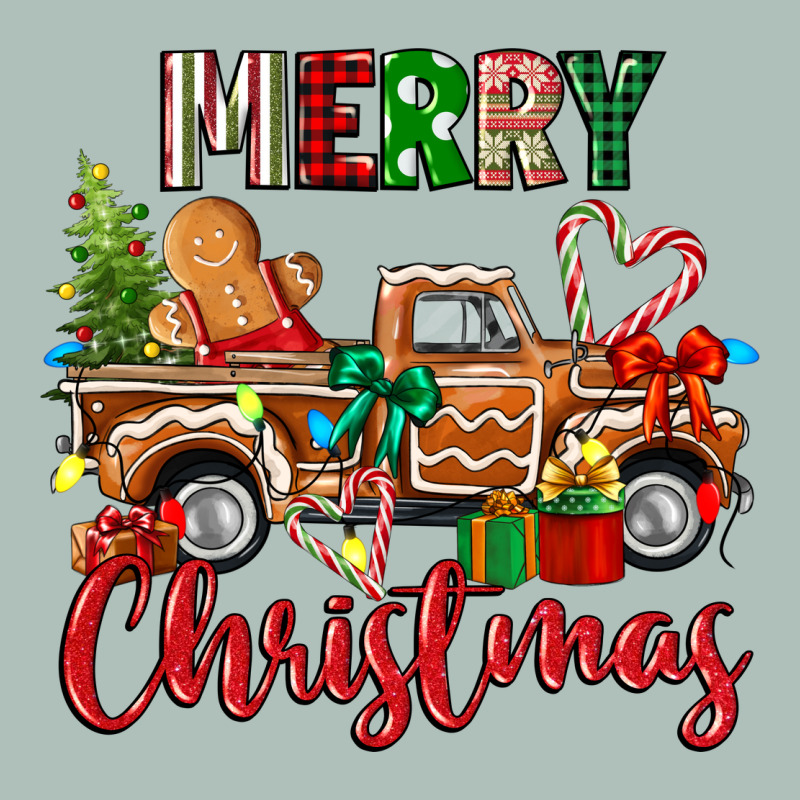 Merry Christmas Gingerbread Truck Heavyweight Hoodie by texasbilliewilder | Teevron