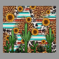 Western Cactus And Sunflowers Vintage Hoodie | Teevron