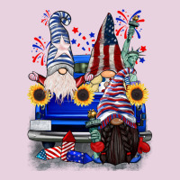 4th Of July Gnomes Truck Ladies Tee | Teevron