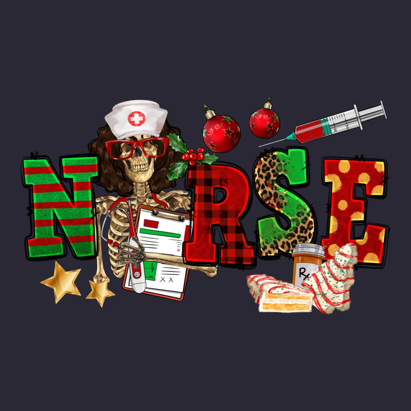Christmas Nurse Vintage Tee by NancyCooperArtShop | Teevron