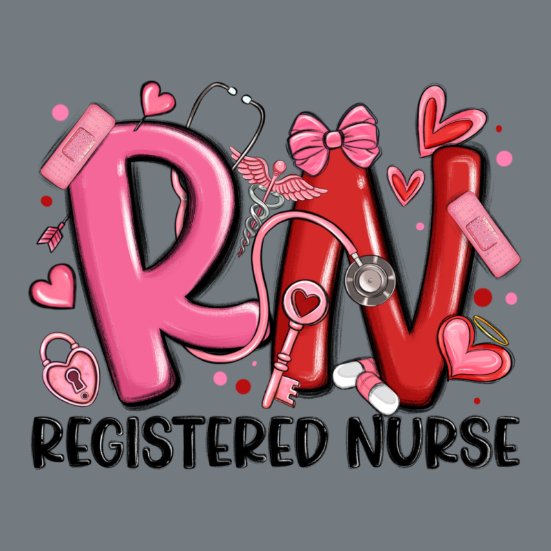 Rn Registered Nurse Valentines Day Heavyweight Sweatshirt by MaliasSmallBusiness | Teevron