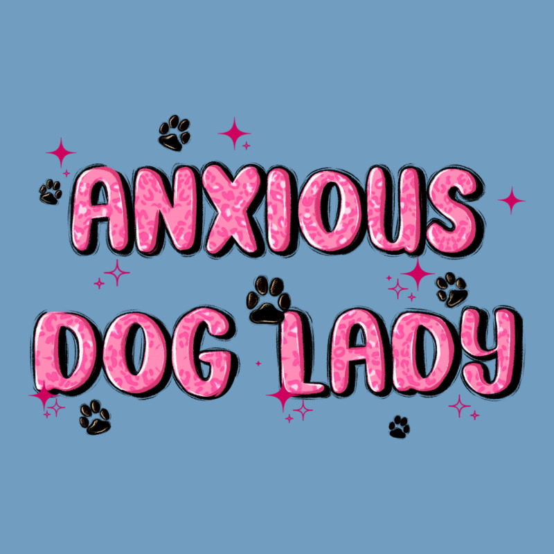 Anxious Dog Lady Urban Heavy Tee by MaliasSmallBusiness | Teevron