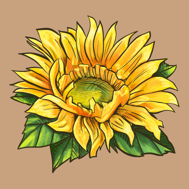 Starburst Greenburst Sunflower Vintage Tee by LillyAllenDesigns | Teevron
