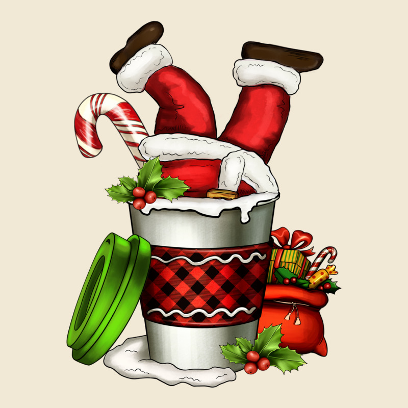Santa Claus In A Coffee Cup Premium Tee by FaDigitalArtStudio | Teevron