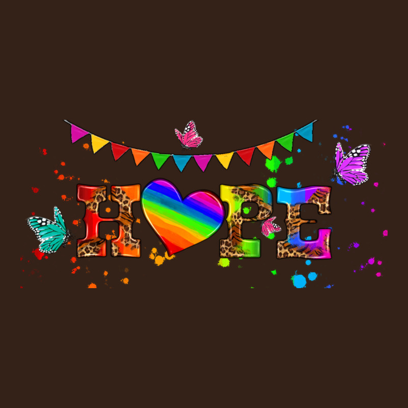 Lgbtq Hope  Libbey Glass Heavy Core Tee by HRA Design Shop | Teevron