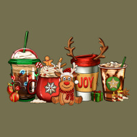 Reindeer Christmas Coffee Cups Vintage Hoodie | Teevron