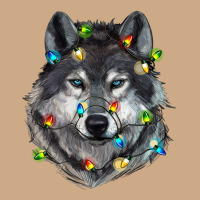 Christmas With Wolf Vintage Hoodie | Teevron