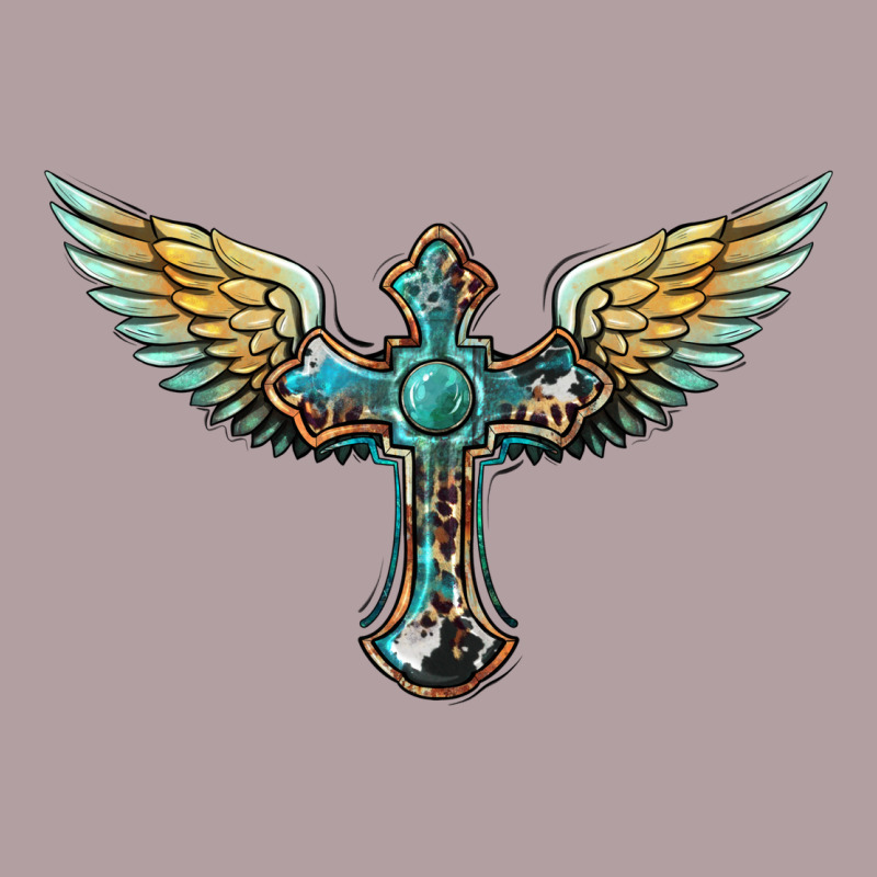 Western Cross Wings Vintage Hoodie by BarkalooDesign | Teevron