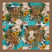 Charolais Cow And Sunflowers Seamless Pattern Premium Tee | Teevron