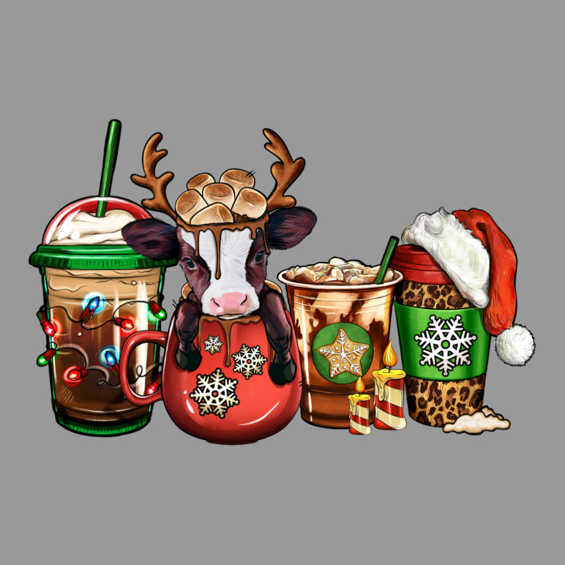 Christmas Baby Calf Coffee Cups Vintage Hoodie by Jasminsmagicworld | Teevron