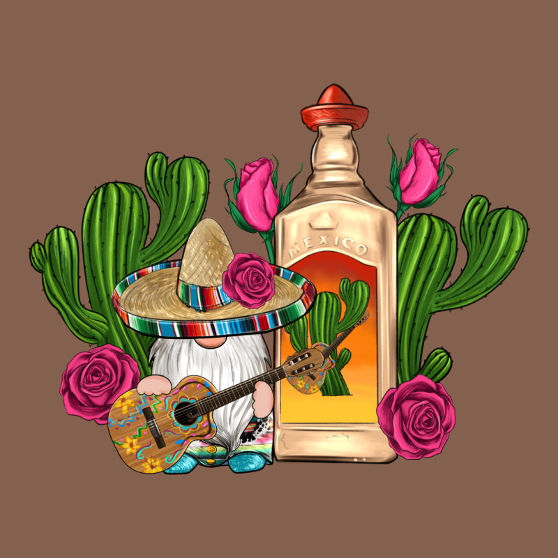 Mexican Tequila Gnomes Guitar Roses Cactus Serape Zipper Hoodie by Artiststas | Teevron