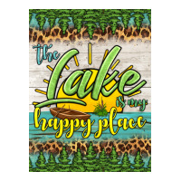 The Lake Is My Happy Place Air Freshener Ladies Tee | Teevron