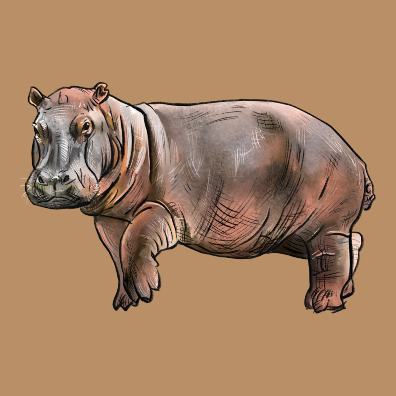 Hippopotamus Vintage Hoodie by LillyAllenDesigns | Teevron