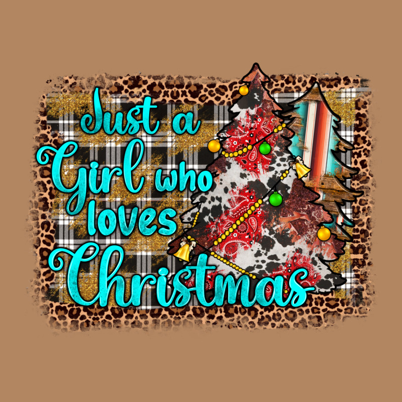Just A Girl Who Loves Christmas Long Sleeve Tee by JahusDesignShop | Teevron