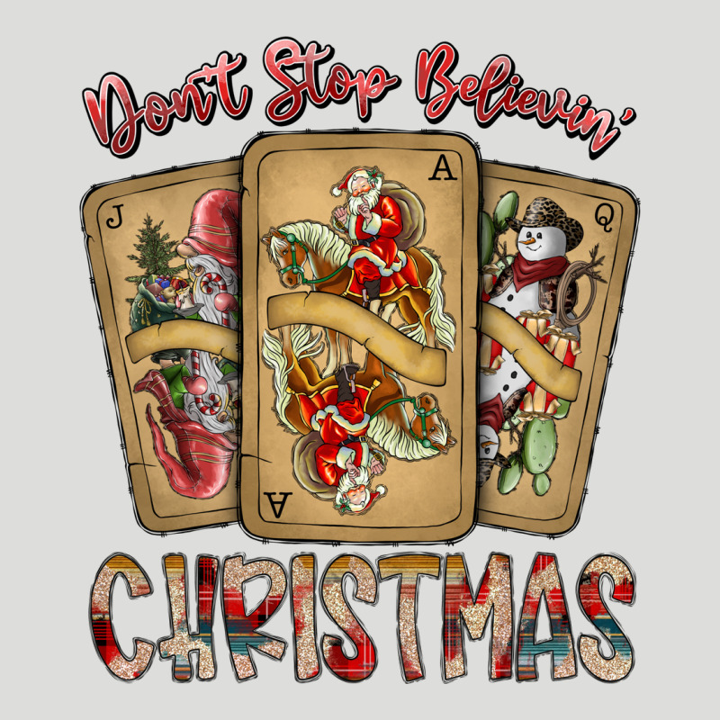 Dont Stop Believin Christmas Zipper Hoodie by SublimationCraftShop | Teevron
