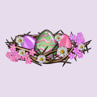 Easter Eggs And Crown Of Thorns Easter Day Premium Hoodie | Teevron