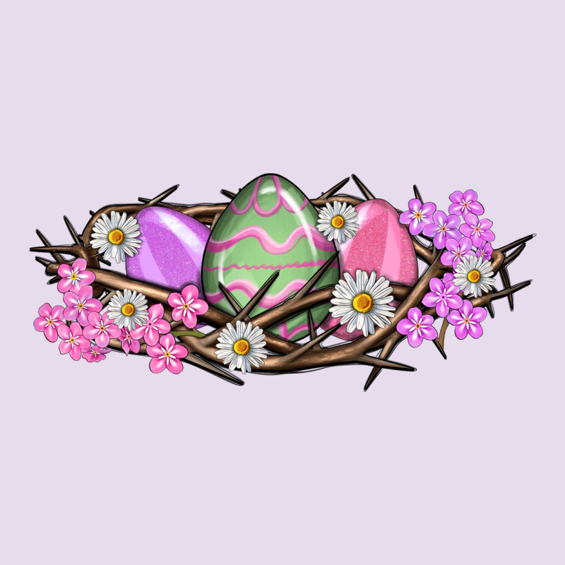 Easter Eggs And Crown Of Thorns Easter Day Premium Hoodie by HowdyJamesFarm | Teevron