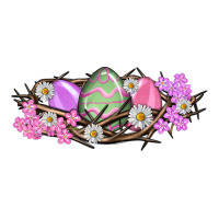 Easter eggs and crown of thorns Easter Day | Teevron