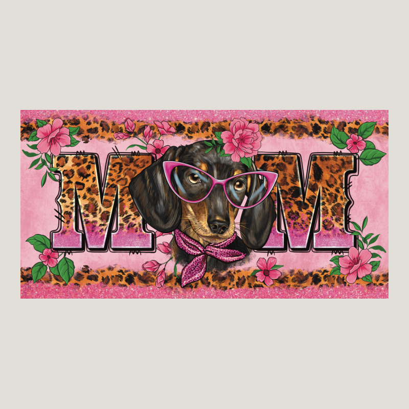 Danchshund Mom License Plate Template Heavy Core Tee by BarkalooDesign | Teevron