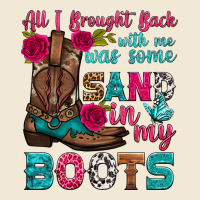 All I Brought Back With Me Was Some Sand In My Boots Ladies Tee | Teevron