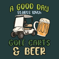 A God Day Starts With Golf Carts And Beer Classic Tee | Teevron