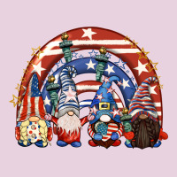 4th Of July Rainbow With Gnomes Ladies Tee | Teevron
