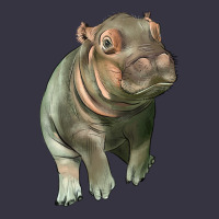 Baby Hippo Vintage Hoodie | Teevron