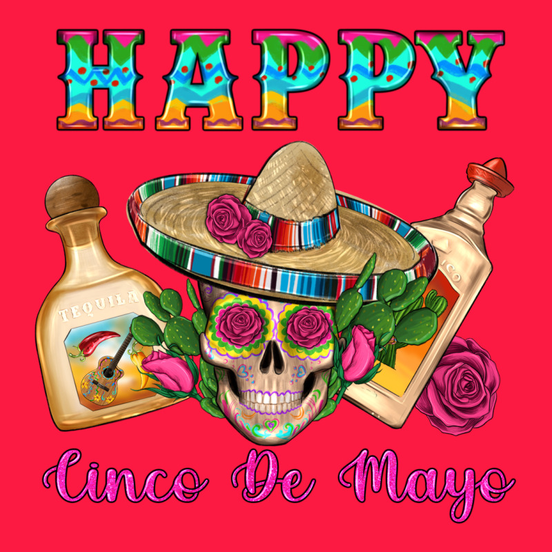 Happy Cinco De Mayo Mexican Skull Tequila Bottle Roses Cactus Zipper Hoodie by Artiststas | Teevron