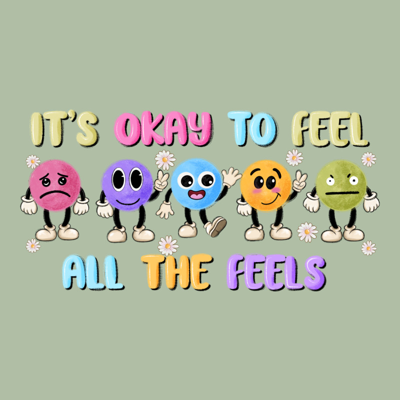 It's Okay To Feel All The Feels Urban Heavy Tee by MaliasSmallBusiness | Teevron