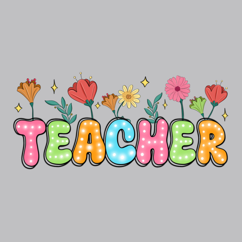 Custom Teacher Flowers Classic Tee by JahusDesignShop | Teevron