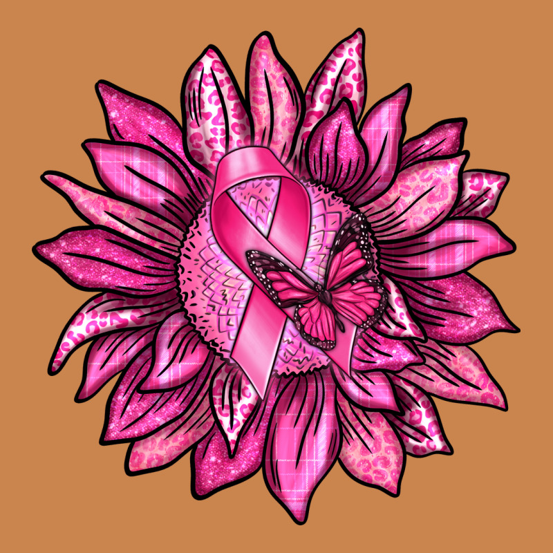 Breast Cancer Sunflower Heavyweight Hoodie by texasbilliewilder | Teevron