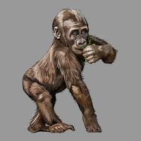 Baby Gorilla Vintage Hoodie | Teevron