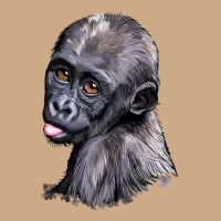 Baby Gorilla Head Vintage Hoodie | Teevron