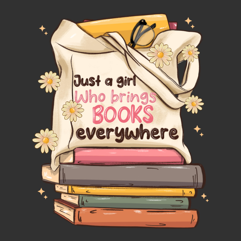 Just A Girl Who Brings Books Everywhere Urban Heavy Tee by MaliasSmallBusiness | Teevron