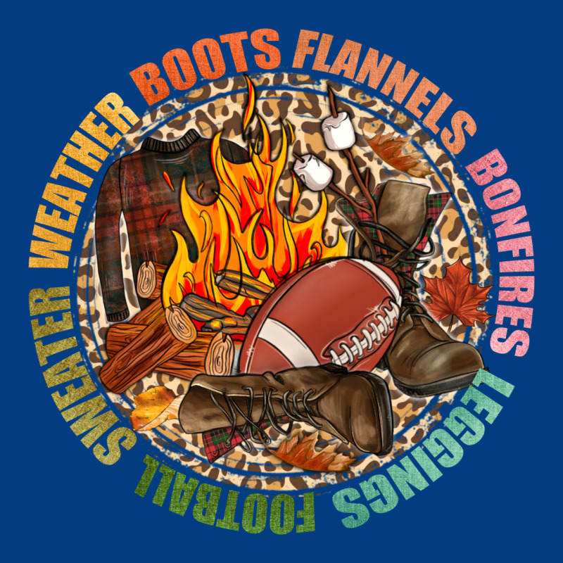 Boots Flannels Bonfires Leggins Football Premium Sweatshirt by NancyCooperArtShop | Teevron