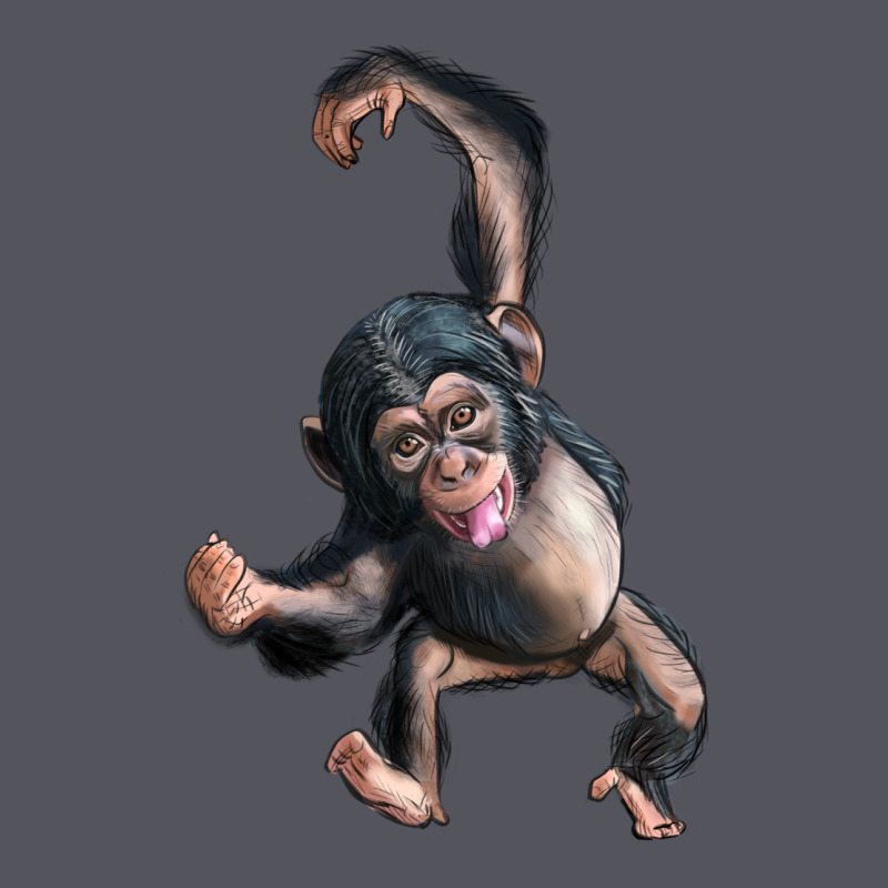 Baby Chimpanzee Vintage Hoodie by LillyAllenDesigns | Teevron