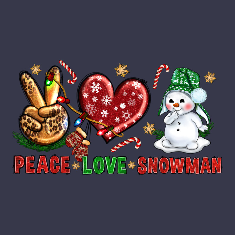 Peace Love Snowman Long Sleeve Tee by NancyCooperArtShop | Teevron