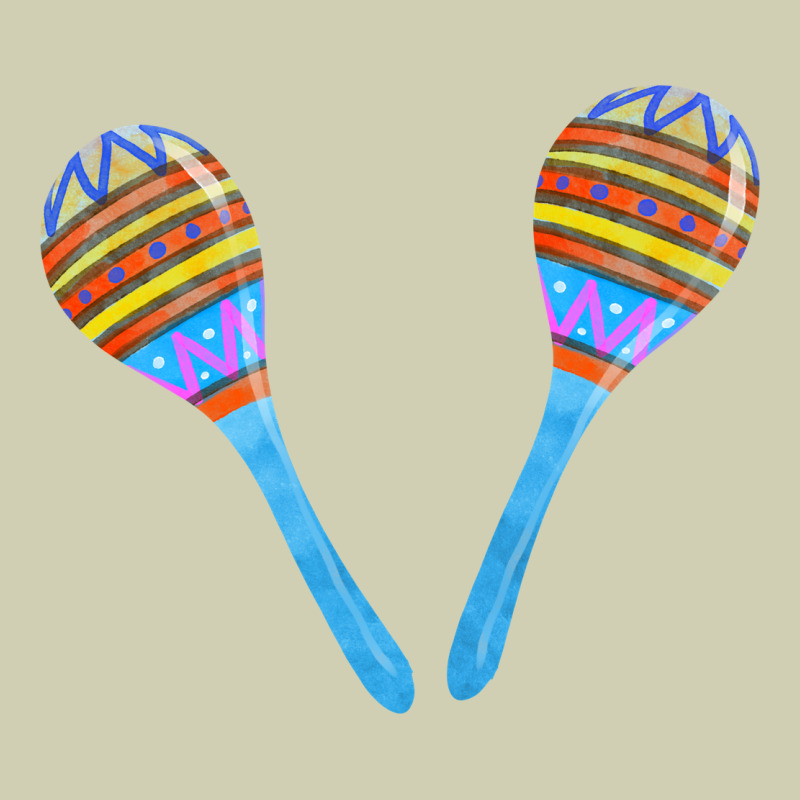 Blue Maracas Heavy Core Tee by FaDigitalArtStudio | Teevron