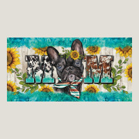 French Bulldog Mom License Plate Template Heavy Core Tee | Teevron