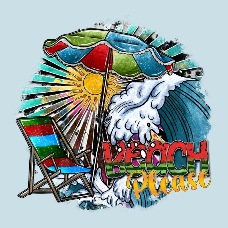 Beach Please Ladies Tee by SublimationCraftShop | Teevron