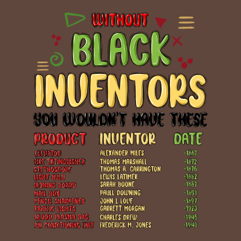 Black Inventors Black History Classic Tee by MaliasSmallBusiness | Teevron