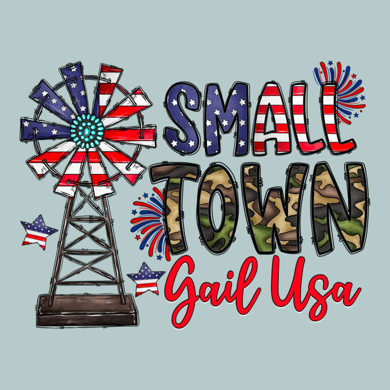 Small Town Gail Usa Heavy Core Tee by CowhideDigitalArt | Teevron