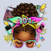 80's Babe Afro Messy Bun Premium Sweatshirt | Teevron