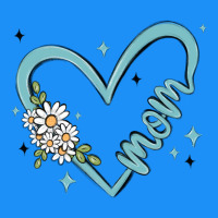 Mom With Heart And Flowers Classic Tee | Teevron