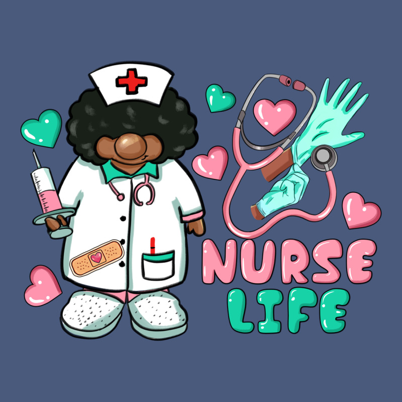 Nurse Life Afro American Nurse Vintage Hoodie by BarkalooDesign | Teevron