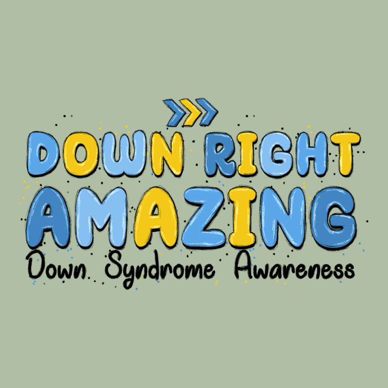 Down Right Amazing Down Syndrome Awareness Urban Heavy Tee by MaliasSmallBusiness | Teevron