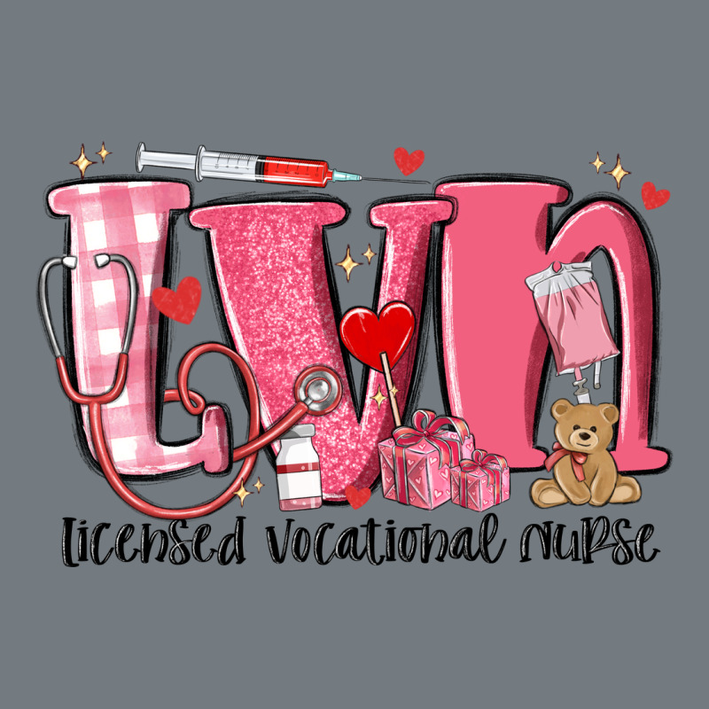 Lvn Licensed Vocational Nurse Valentine's Day Heavyweight Sweatshirt by MaliasSmallBusiness | Teevron