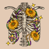 Mardi Gras Chest Sunflowers Skeleton Urban Hoodie | Teevron