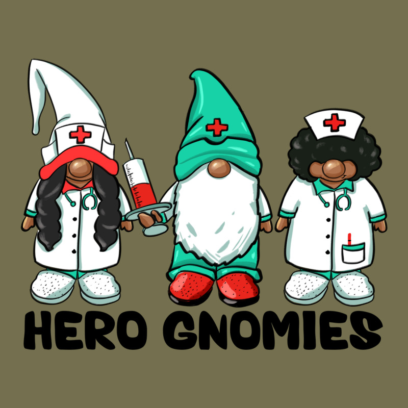 Hero Gnomies African American Nurse Gnomies Medical Gnomies Vintage Hoodie by BarkalooDesign | Teevron