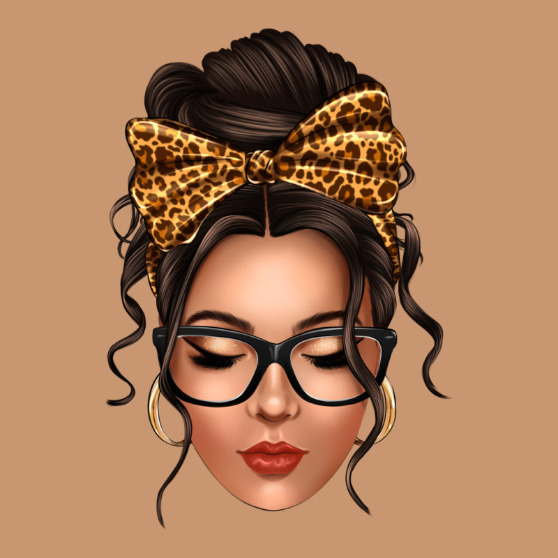 Caucasian Leopard Messy Bun Heavyweight Hoodie by texasbilliewilder | Teevron
